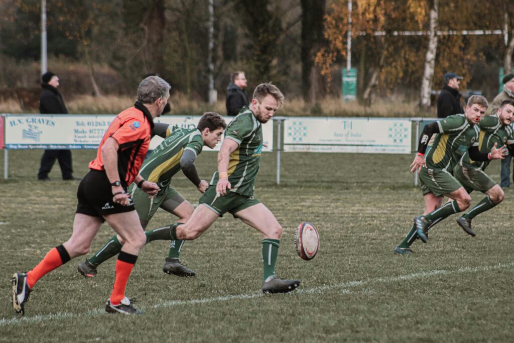 two teams playing rugby in UK